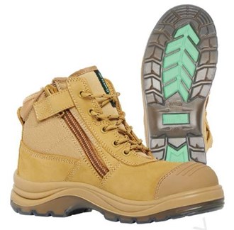 KING GEE K26491 WOMENS TRADIE 130MM SAFETY BOOTS - ZIP SIDE